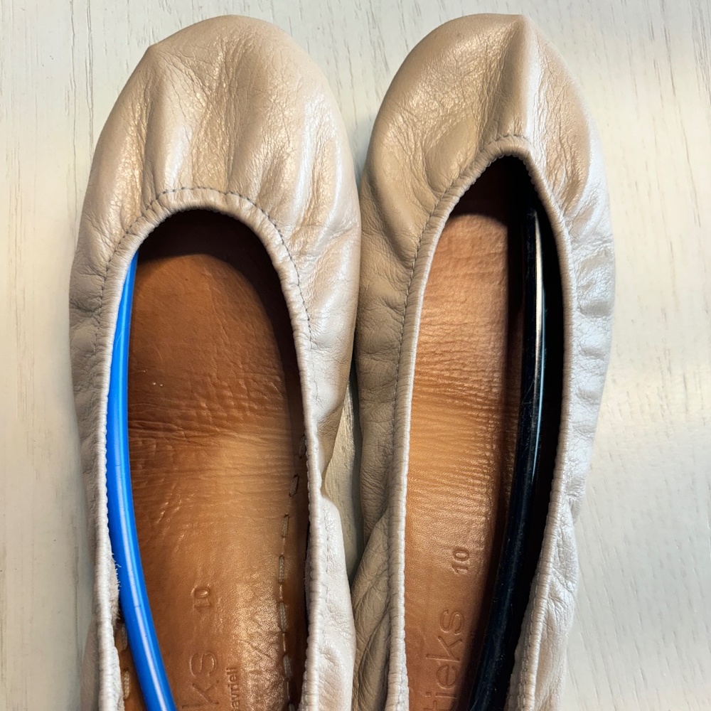 COPY - Tieks Size 10 in Feather Grey (Taupe)